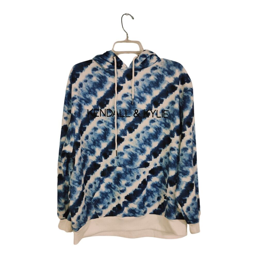 Kendall& Kylie Women’s Hoodie Sweatshirt Long Sleeve Sweater Size L